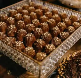 Bonbons - Brazilian bonbons, where rich, creamy centers and traditional toppings come together for the perfect bite-sized taste of celebration.